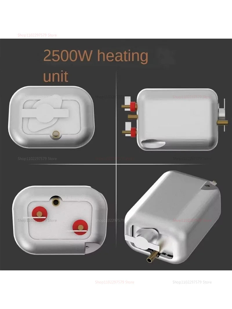 Visokotemperaturni parni čistilec 2500W – z zaslonom na dotik, za gospodinjstvo, klimatske naprave, kuhinjske nape, hitro segrevanje, avte