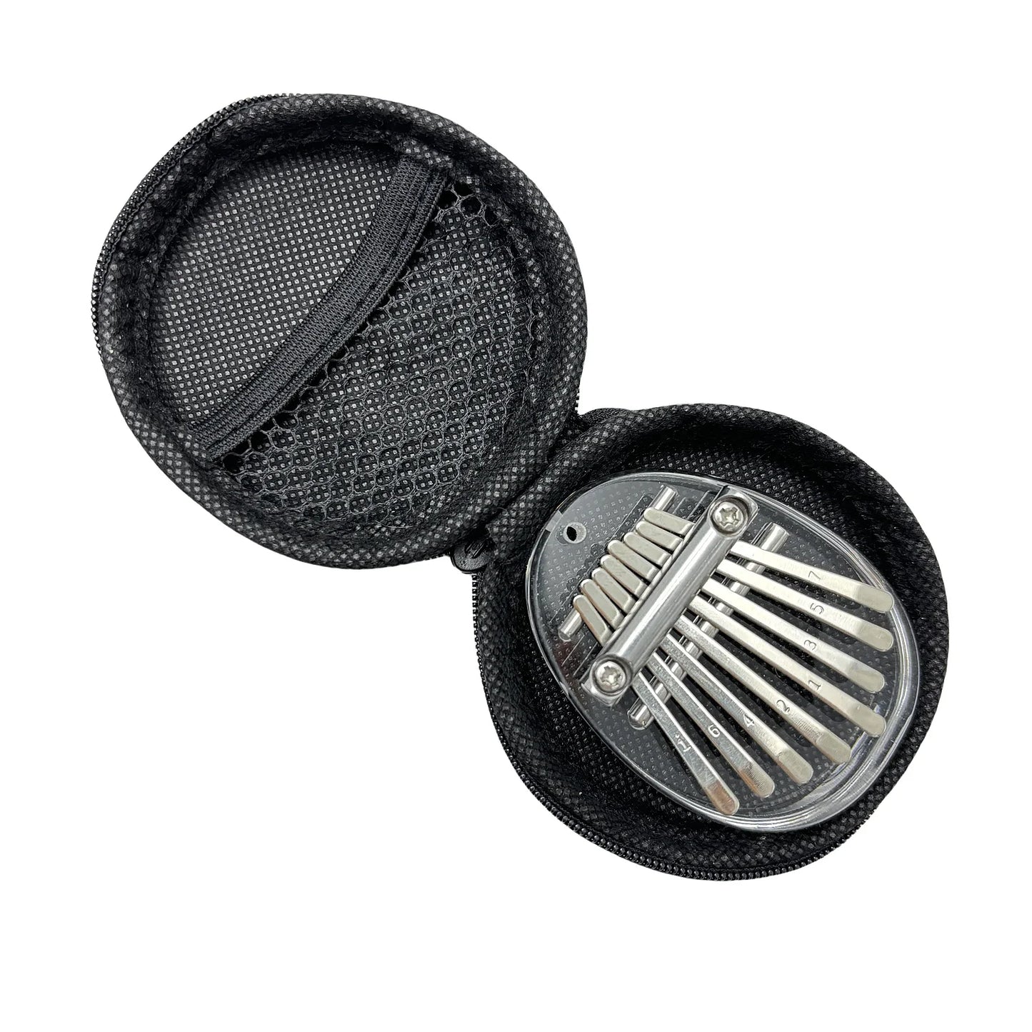 Romantični dar – Prenosna 8-tipkasta Kalimba z učbenikom in škatlo, Akrilna prstna piščal, Popolno glasbeno doživetje za začetnike in skupne trenutke