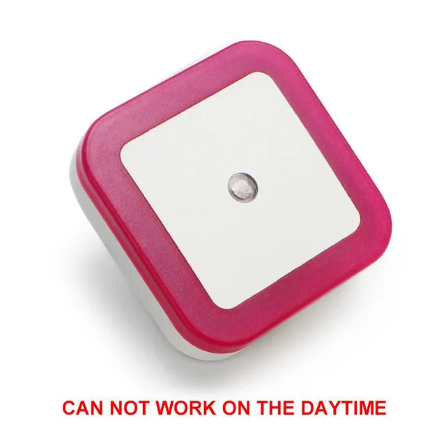 EU/US vtična LED nočna svetilka z senzorjem svetlobe – varčna, za otroke, ob postelji, kopalnico ali stensko uporabo, za spalnico in dom