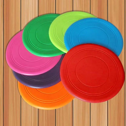 Barvni Silikonski Leteči Krožnik za Pse – Mehka, Odporna na Žvečenje, Interaktivna Igračka za Trening in Zunanjo Igro