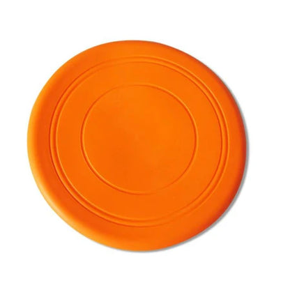 Barvni Silikonski Leteči Krožnik za Pse – Mehka, Odporna na Žvečenje, Interaktivna Igračka za Trening in Zunanjo Igro