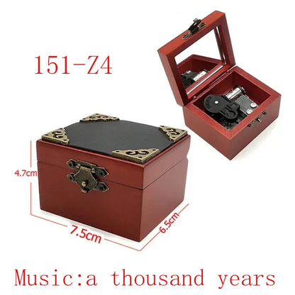 Ročno izdelana lesena glasbena škatlica “A Thousand Years” – omejena izdaja, popolno idealno darilo za ljubljeno osebo