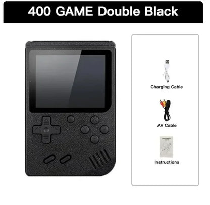 Ročna konzola z 400 klasičnih iger v eni napravi, retro mini žepna igralna naprava.