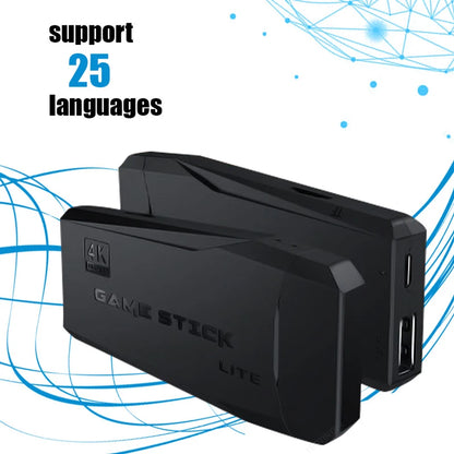 M8 4K Mini Igralna Konzola – 20.000 iger v eni konzoli z dvema brezžičnima kontrolerjema