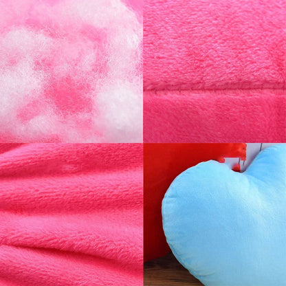 Plišasta blazina v obliki srca – mehka in udobna blazina za spanje, dekoracija za dnevno sobo ali popolno darilo za valentinovo