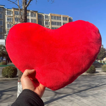Plišasta blazina v obliki srca – mehka in udobna blazina za spanje, dekoracija za dnevno sobo ali popolno darilo za valentinovo