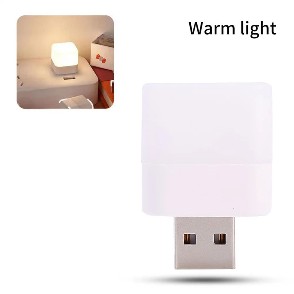 5 kosov USB LED svetilk – 5V 1W, super svetle, varne za oči, za branje, računalnik, mobilno polnjenje, nočna svetloba za dom