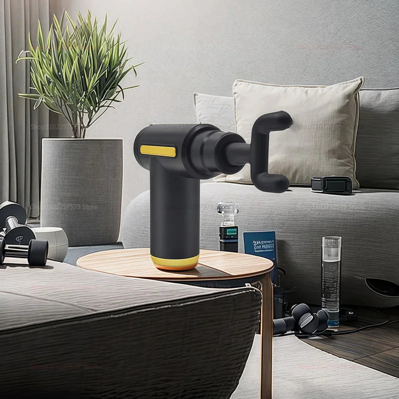 Električna masažna pištola – globinska masaža mišic za sprostitev telesa, vratu, hrbta in ramen, regeneracija po vadbi