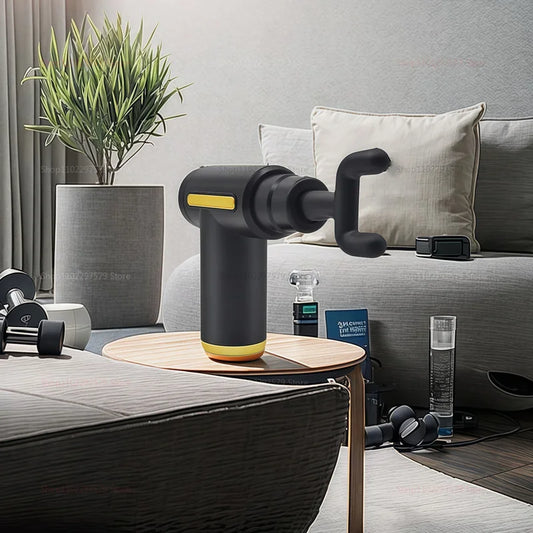 Električna masažna pištola – globinska masaža mišic za sprostitev telesa, vratu, hrbta in ramen, regeneracija po vadbi