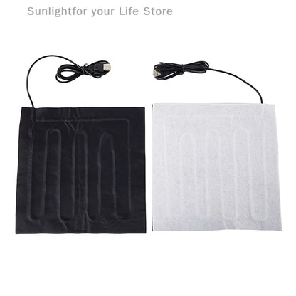 USB ogrevalni pad – 5V ogrevan karbon vlakneni vložek za jakne, mehke blazine in zimske obleke, za toploto in lajšanje bolečin v trebuhu