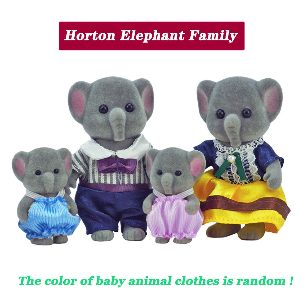 Zajček lutka 1/12 – mikro lutkovna hiška, jelenček, ovčka, slon, veverica – kuhinjski set, mini pohištvo