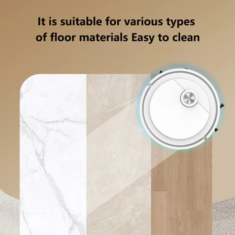 Midea 3-v-1 pametni robotski sesalnik – sesanje, pometanje in mokro čiščenje z močjo 6000Pa