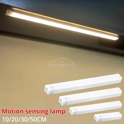 Polnilna LED svetilka z gibanjem – nočna svetloba z indukcijo, prenosna, brezžična, magnetna za omare, kuhinjo, posteljo ali sobo