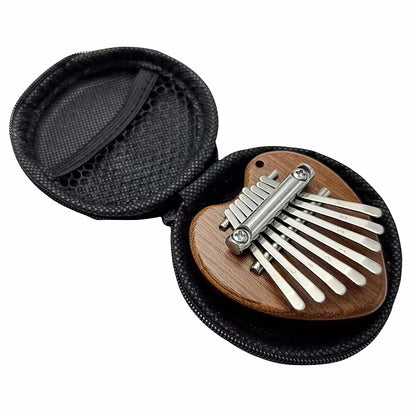 Romantični dar – Prenosna 8-tipkasta Kalimba z učbenikom in škatlo, Akrilna prstna piščal, Popolno glasbeno doživetje za začetnike in skupne trenutke