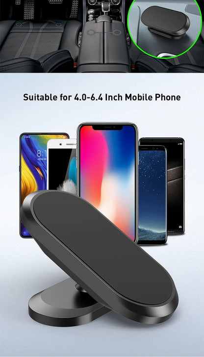 360° magnetni avto nosilec za telefon – univerzalno stojalo za iPhone, Samsung, Xiaomi, Huawei in druge