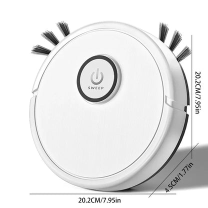 Beli pametni 3-v-1 robotski sesalnik – sesanje, pometanje in pomivanje z močjo 6000Pa