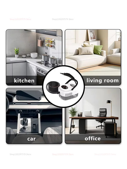 Visokotemperaturni parni čistilec 2500W – z zaslonom na dotik, za gospodinjstvo, klimatske naprave, kuhinjske nape, hitro segrevanje, avte