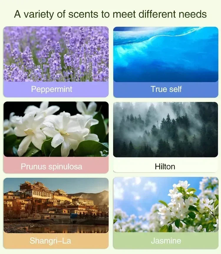 Samodejni pametni difuzor eteričnih olj – stenski aromaterapevtski vlažilnik zraka z dezodoracijo za kopalnico