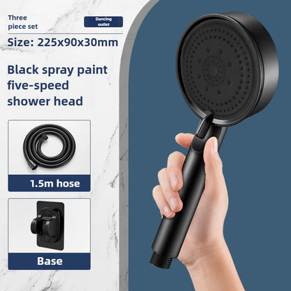 Ročni tuš s 5 načini pršenja – visok pritisk, varčna poraba vode, enostavna montaža