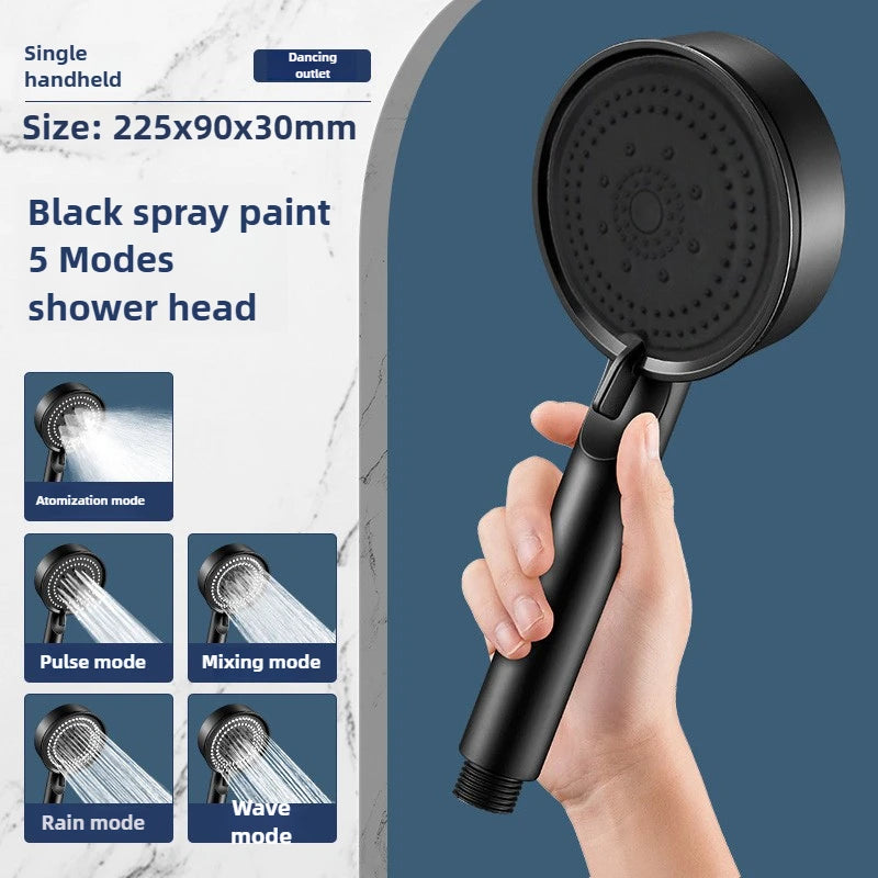 Ročni tuš s 5 načini pršenja – visok pritisk, varčna poraba vode, enostavna montaža