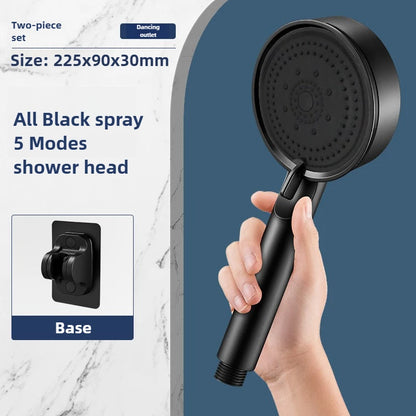 Ročni tuš s 5 načini pršenja – visok pritisk, varčna poraba vode, enostavna montaža