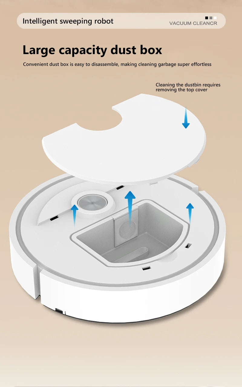 Midea 3-v-1 pametni robotski sesalnik – sesanje, pometanje in mokro čiščenje z močjo 6000Pa