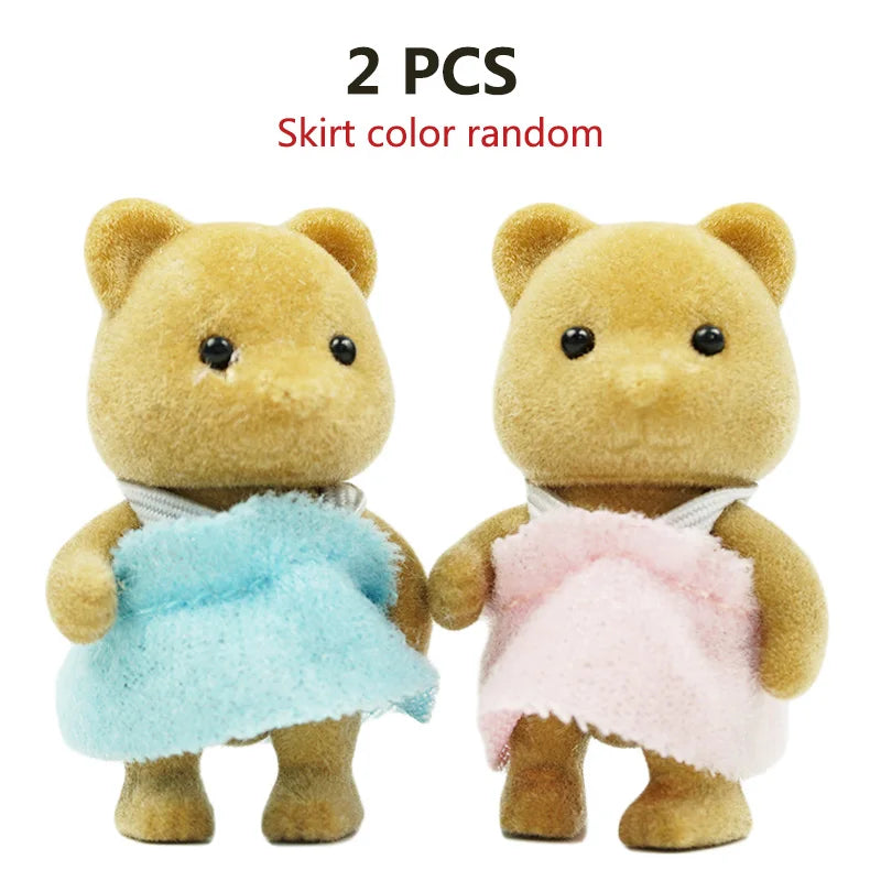 Zajček lutka 1/12 – mikro lutkovna hiška, jelenček, ovčka, slon, veverica – kuhinjski set, mini pohištvo