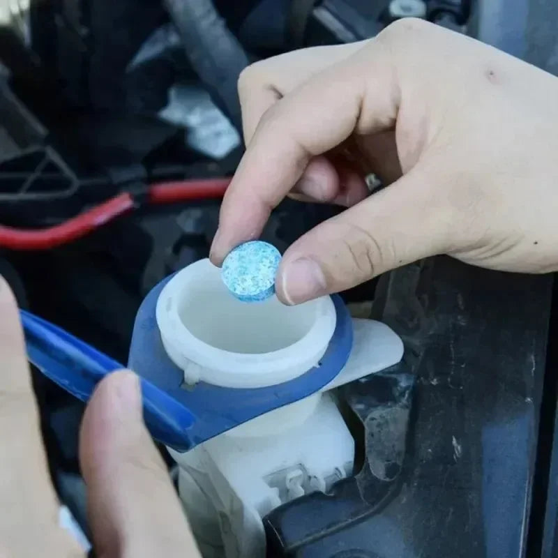 Trde čistilne tablete za steklo avtomobila – koncentrirana in učinkovita nega vetrobranskega stekla