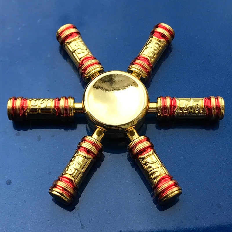 Trpežen kovinski fidget spinner | Antistres zabava za otroke in odrasle