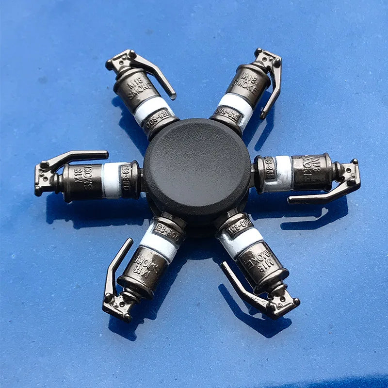 Trpežen kovinski fidget spinner | Antistres zabava za otroke in odrasle