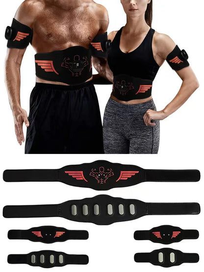 EMS stimulator mišic – trener trebuha, rok in nog za vadbo, izgubo teže in oblikovanje telesa doma