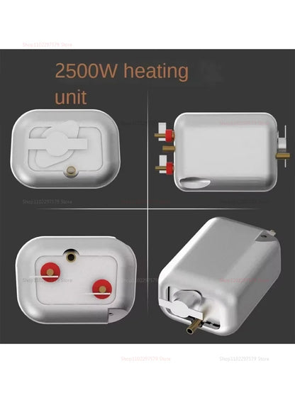 Visokotemperaturni parni čistilec 2500W – z zaslonom na dotik, za gospodinjstvo, klimatske naprave, kuhinjske nape, hitro segrevanje, avte