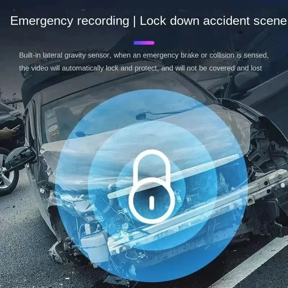 Avto kamera XUSHIDZ Q02 – 1080P Full HD, nočni vid, G-senzor in snemanje v zanki