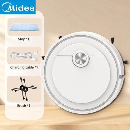 Midea 3-v-1 pametni robotski sesalnik – sesanje, pometanje in mokro čiščenje z močjo 6000Pa