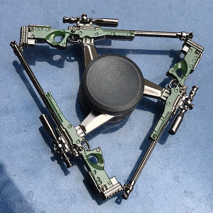 Trpežen kovinski fidget spinner | Antistres zabava za otroke in odrasle