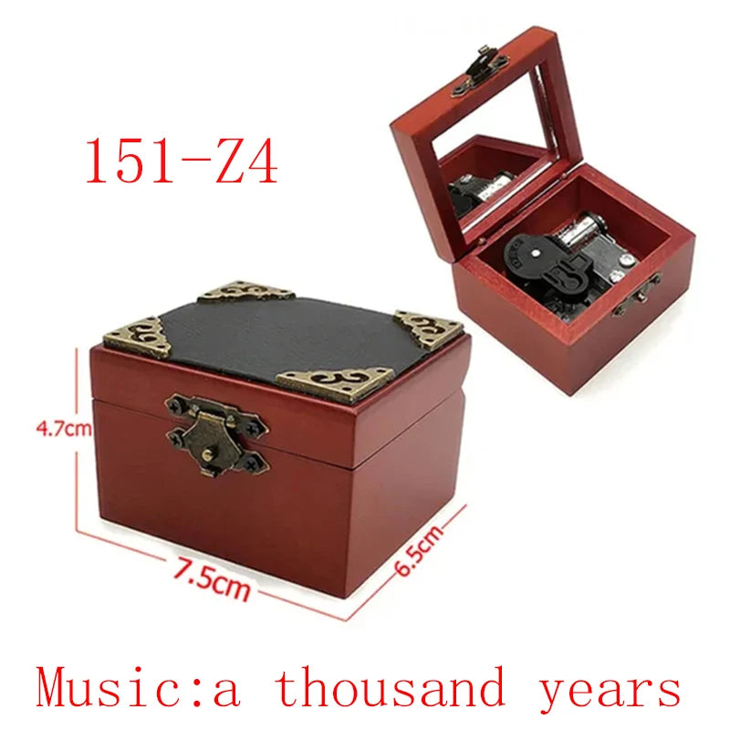Ročno izdelana lesena glasbena škatlica “A Thousand Years” – omejena izdaja, popolno idealno darilo za ljubljeno osebo