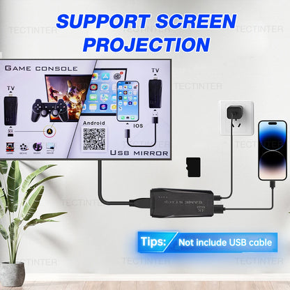 M8 4K Mini Igralna Konzola – 20.000 iger v eni konzoli z dvema brezžičnima kontrolerjema