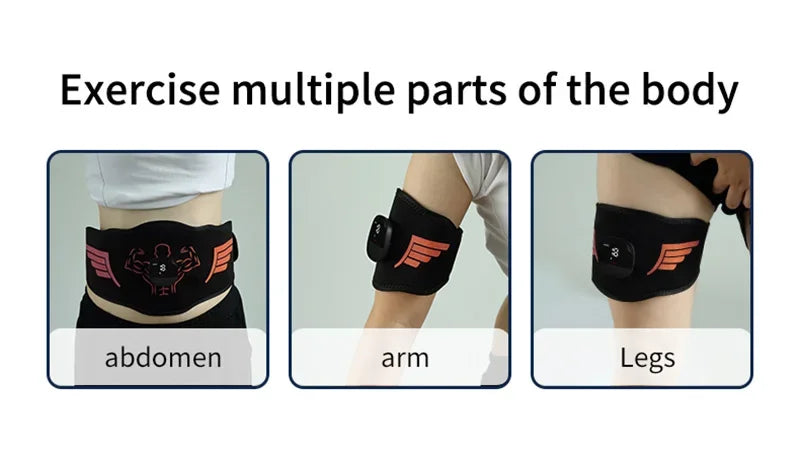 EMS stimulator mišic – trener trebuha, rok in nog za vadbo, izgubo teže in oblikovanje telesa doma