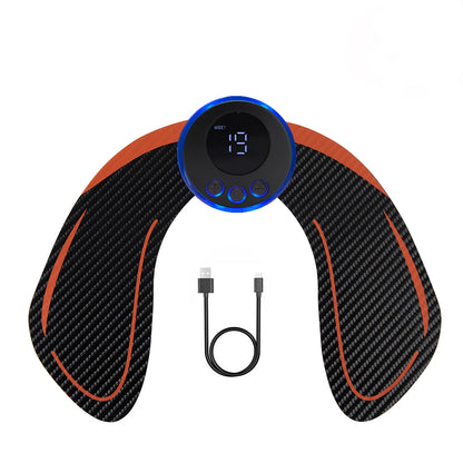 EMS stimulator mišic – USB polnljiv za trebušne mišice (6-pack/8-pack) in boke/ zadnjico, pulzna masaža za toniranje in kurjenje maščob