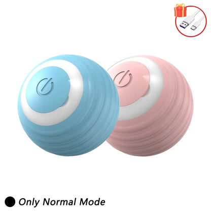 Električna Mačja Žogica – Samodejno Valjanje z Interaktivnim Ptičkom, Pametna in Polnilna