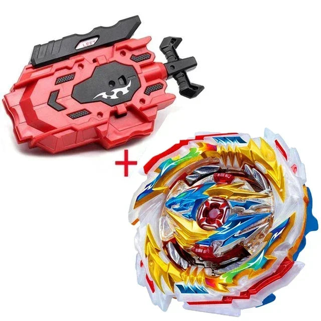 NOVO Beyblade Burst Sparking z izstreljevalcem – Metalni Booster Bay Starter Blade – Igrače za boj Beyblade