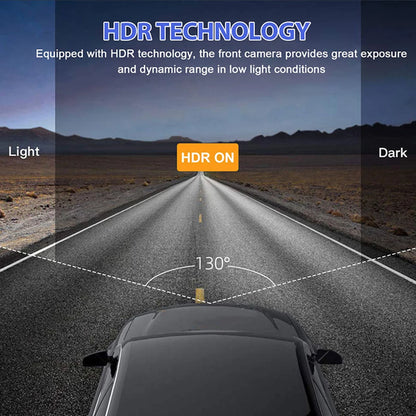 Avto kamera z nočnim IR vidom, zanko snemanja in 2" IPS zaslonom – 1080P, 3 kamere, DVR snemalnik