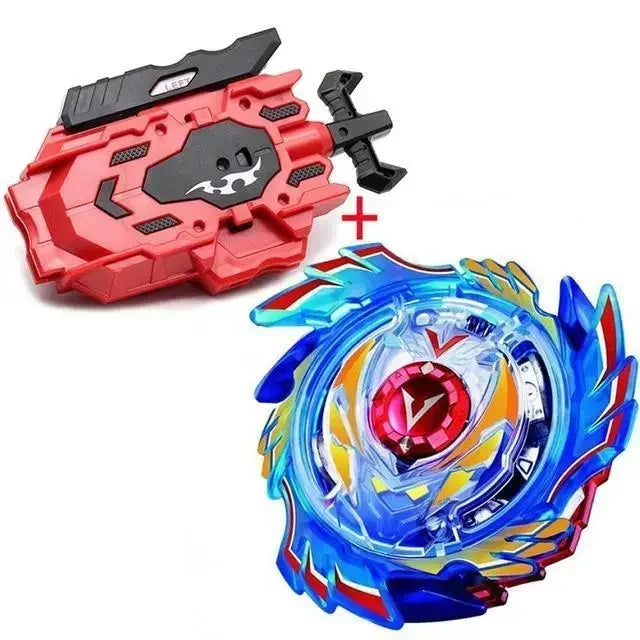 NOVO Beyblade Burst Sparking z izstreljevalcem – Metalni Booster Bay Starter Blade – Igrače za boj Beyblade