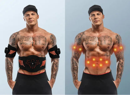 EMS stimulator mišic – trener trebuha, rok in nog za vadbo, izgubo teže in oblikovanje telesa doma
