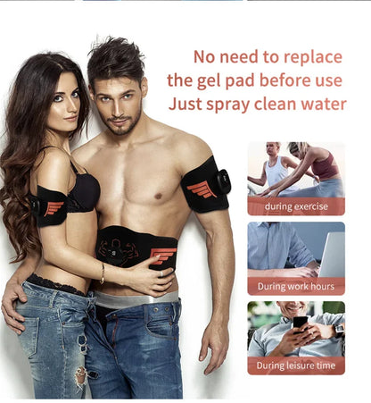EMS stimulator mišic – trener trebuha, rok in nog za vadbo, izgubo teže in oblikovanje telesa doma