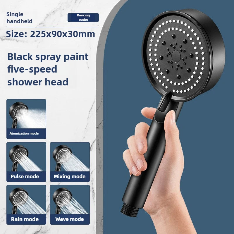 Ročni tuš s 5 načini pršenja – visok pritisk, varčna poraba vode, enostavna montaža