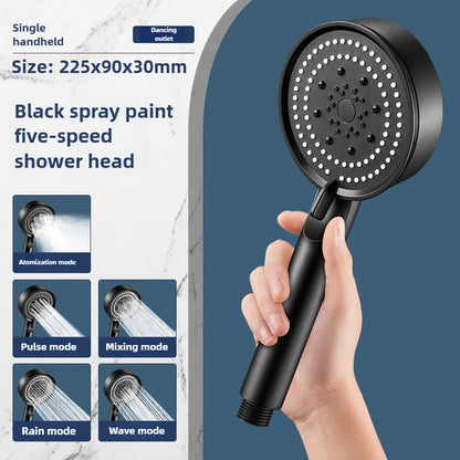 Ročni tuš s 5 načini pršenja – visok pritisk, varčna poraba vode, enostavna montaža