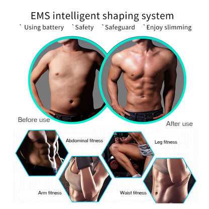 EMS brezžični stimulator mišic – trener rok, zadnjice, bokov in trebuha, večnamenski ABS pas za fitnes, izgubo teže in oblikovanje telesa