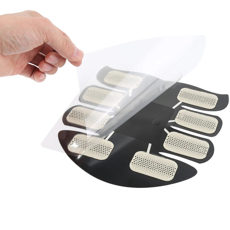 EMS stimulator mišic – USB polnljiv za trebušne mišice (6-pack/8-pack) in boke/ zadnjico, pulzna masaža za toniranje in kurjenje maščob