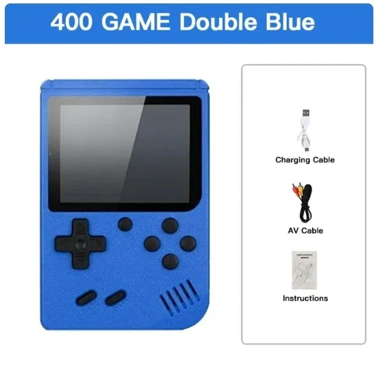 Ročna konzola z 400 klasičnih iger v eni napravi, retro mini žepna igralna naprava.